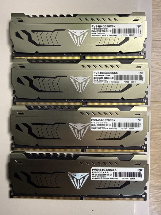 Ram 128 GB DDR4 cl16 3200Mhz