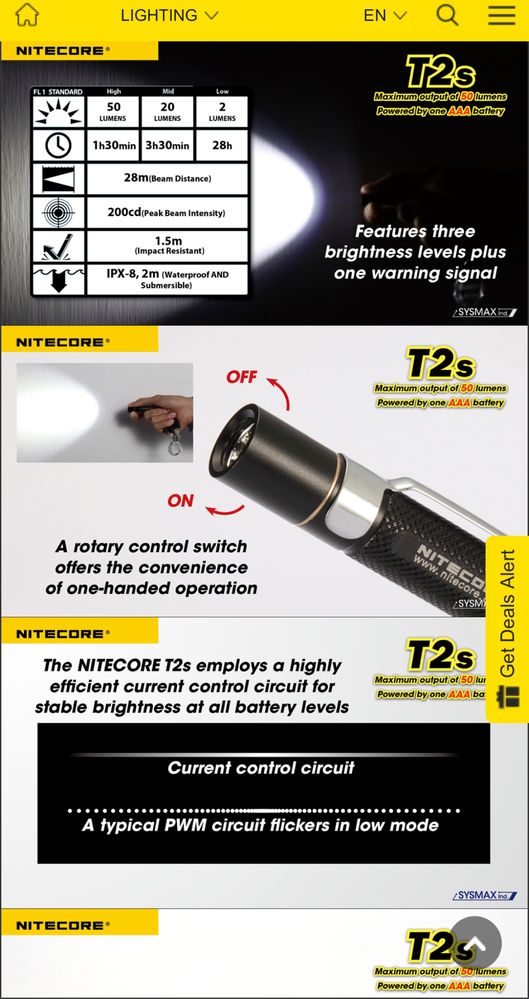 Lanterna 50 lumens