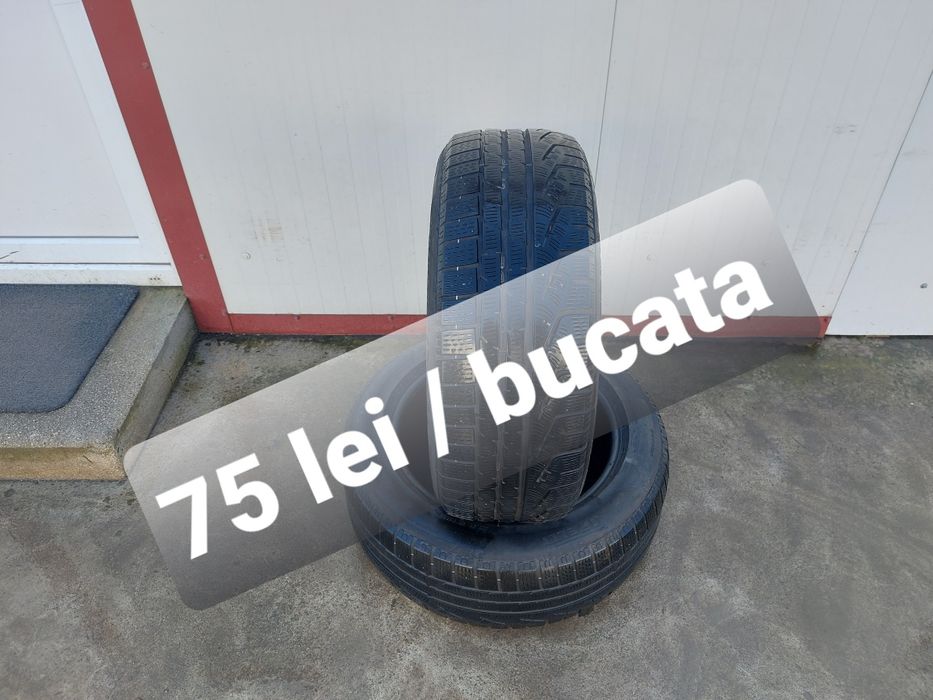 75 lei bucata! Doua anvelope M+S/IARNA 225 55 17 Pirelli