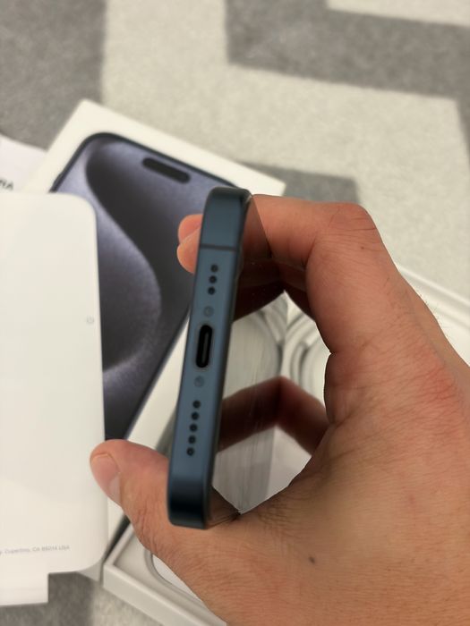 Iphone 15 Pro 256gb Blue Titanium Factura Garantie Ro ca NOU