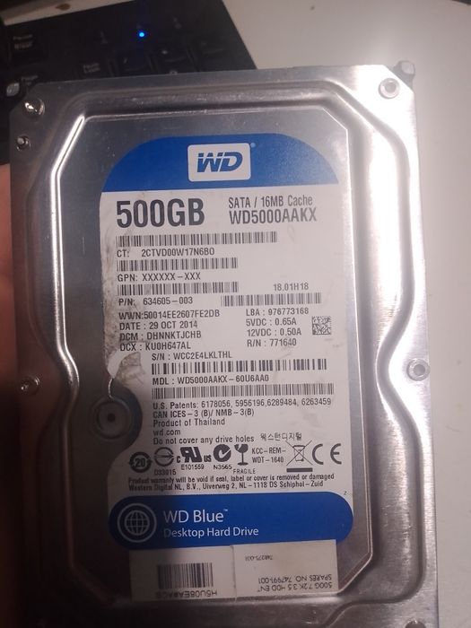 продам жосткие диски по 500 гб