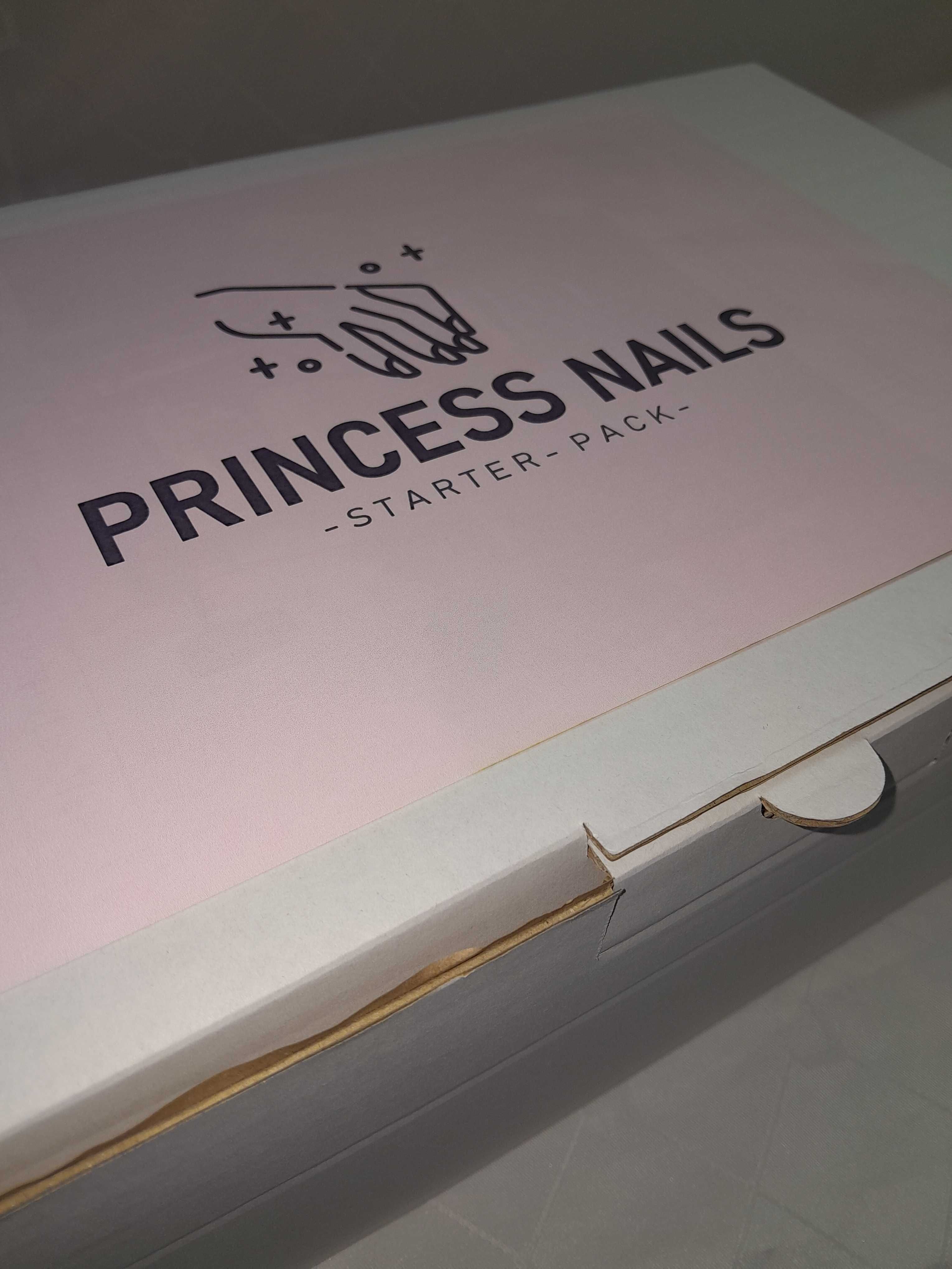 КОМПЛЕКТ за гел лакиране PRINCESS nails starter pack ПРОМО цена
