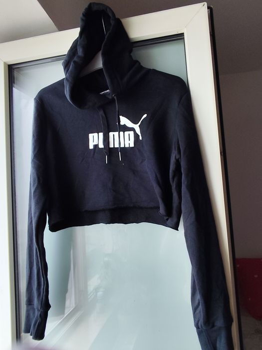 Puma, hanorac crop dama