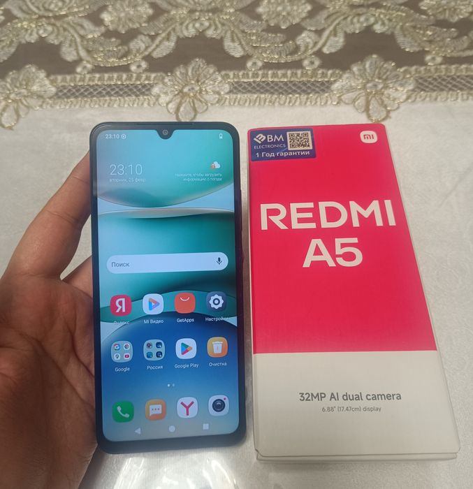 Xiaomi Redmi A5 64GB Black 2025 Karobka Holati Yaxshi Yengi Model 2025