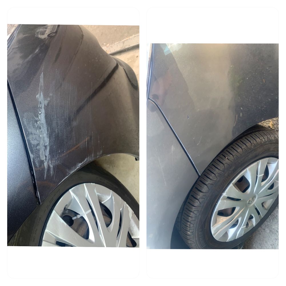 Polish auto detailing auto polimerizare faruri lovituri usoare