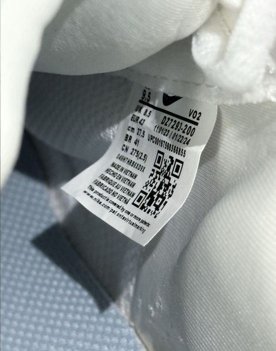 papuci nike x nocta albi