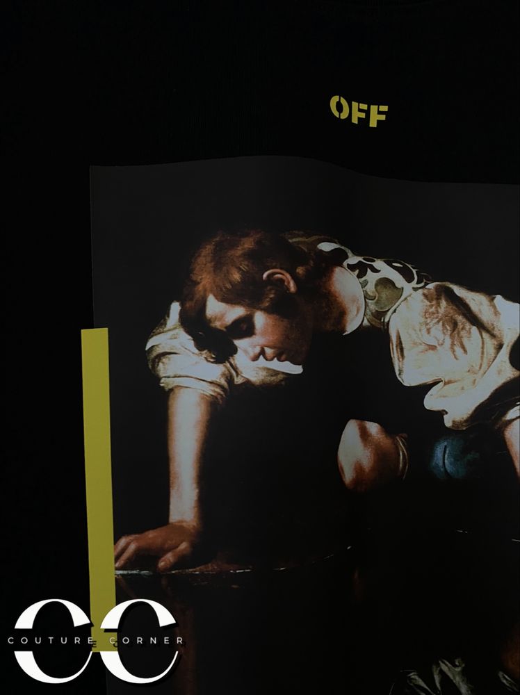 Tricou OFF-White • Calitate TOP • Diagonal Arrow Caravaggio