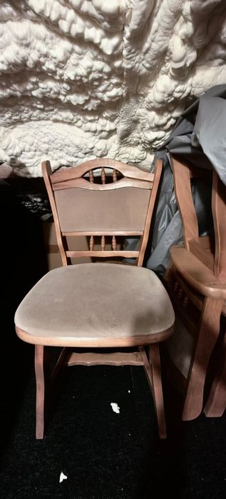 Scaune lemn 4 buc