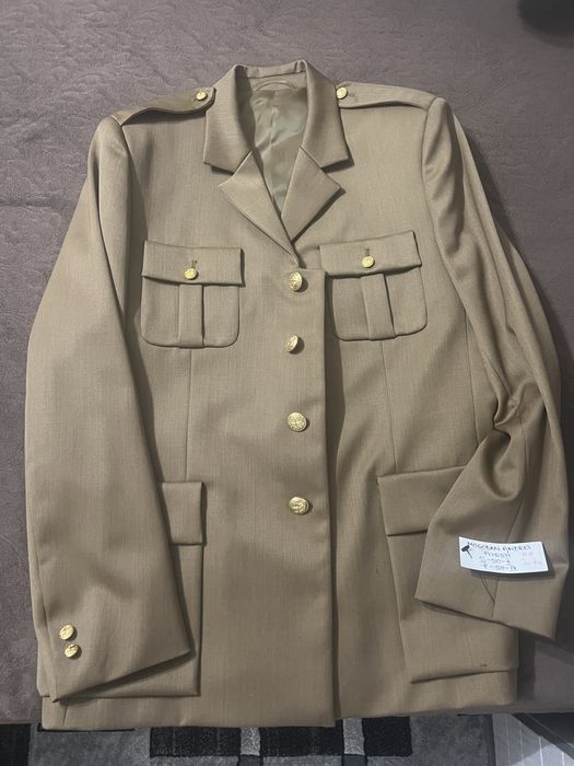 Costum uniforma militara armata barbati (veston+2 lerechi pantaloni)