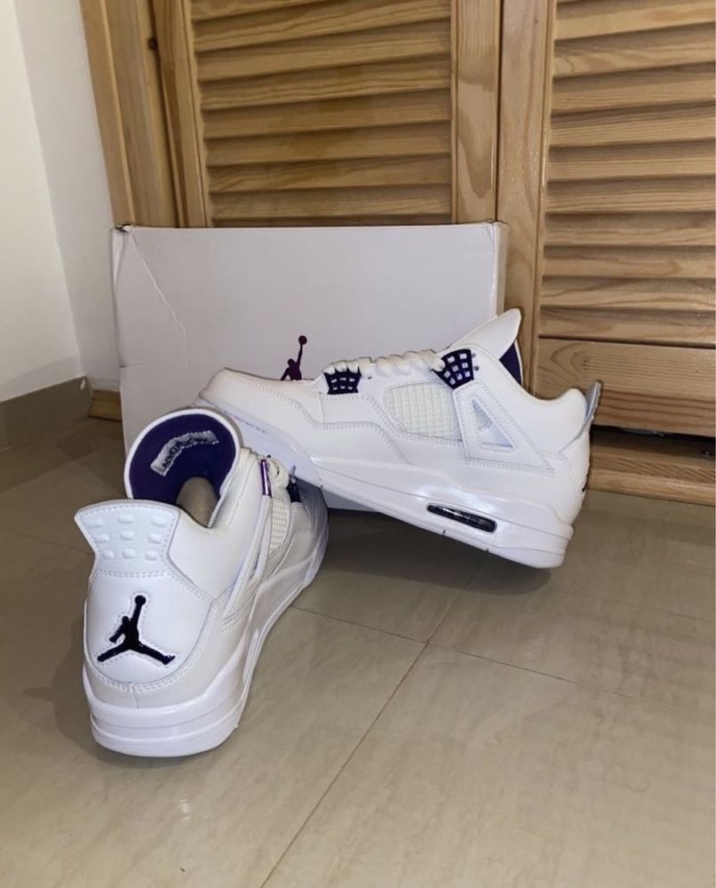 jordan retro 4 metallic purple