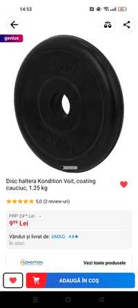 Vând discuri haltera 1,25 kg