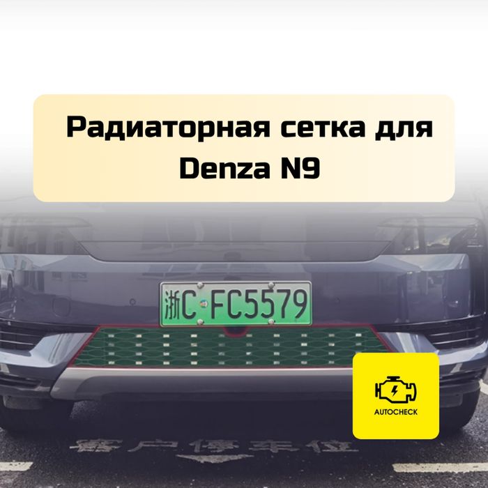 Радиаторная сетка для Denza N9 от «Autocheck.Shop»