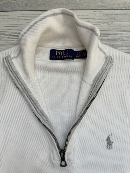 Мъжко! Чисто нов оригинален пуловер Polo Ralph Lauren Quater-Zip Cuton