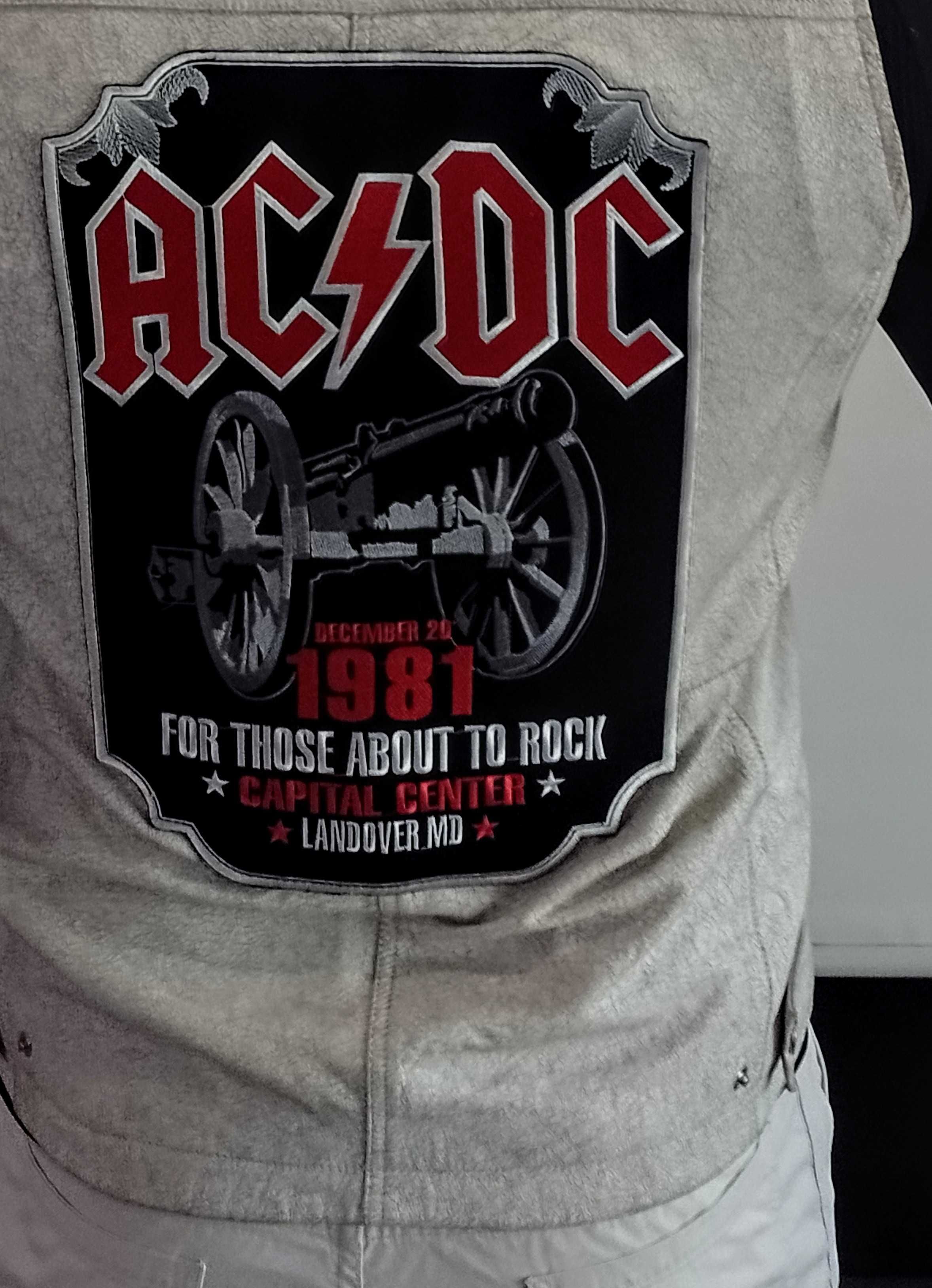 Кожен елек естествена кожа AC/DC