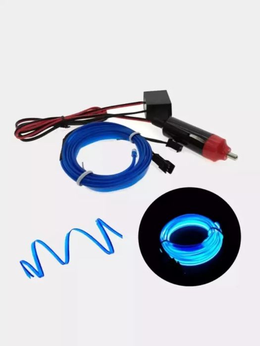 Avtomobil uchun moslashuvchan neon tasma Malibu 3 metr