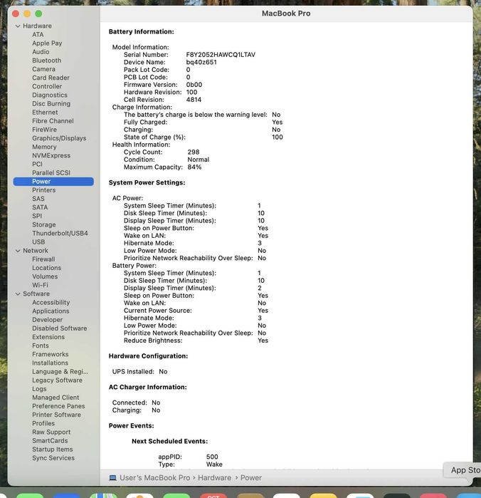 Apple MacBook Pro 2021 14" модел A2442 M1 Pro/16GB/500GB