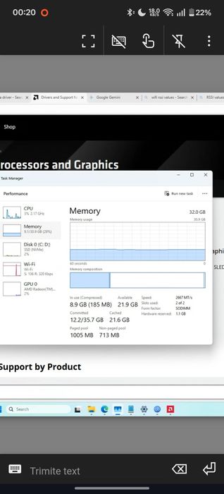 SKhynix 32gb 16x2 DDR4 SODIMM 2666MHz