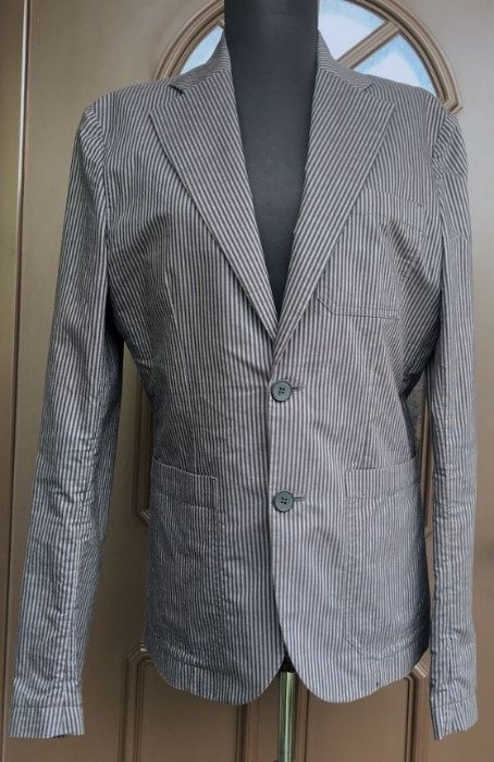 PATRIZIA PEPE Superb Blazer/Sacou Gri Marime L/IT 46 Original Italia
