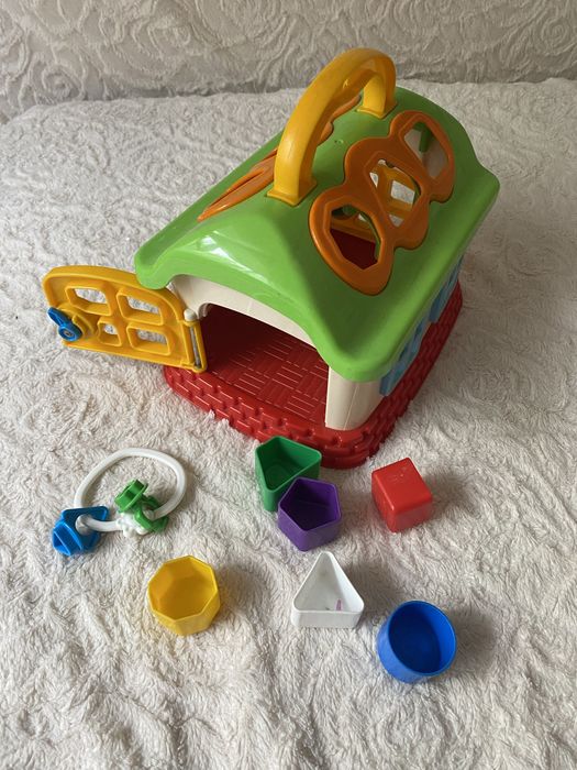 Мазаика-ракушки, домик-сортер, конструктор полесье,