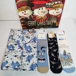Set Disney pijama vascoza Genie Aladdin sosete bumbac cadou Crăciun