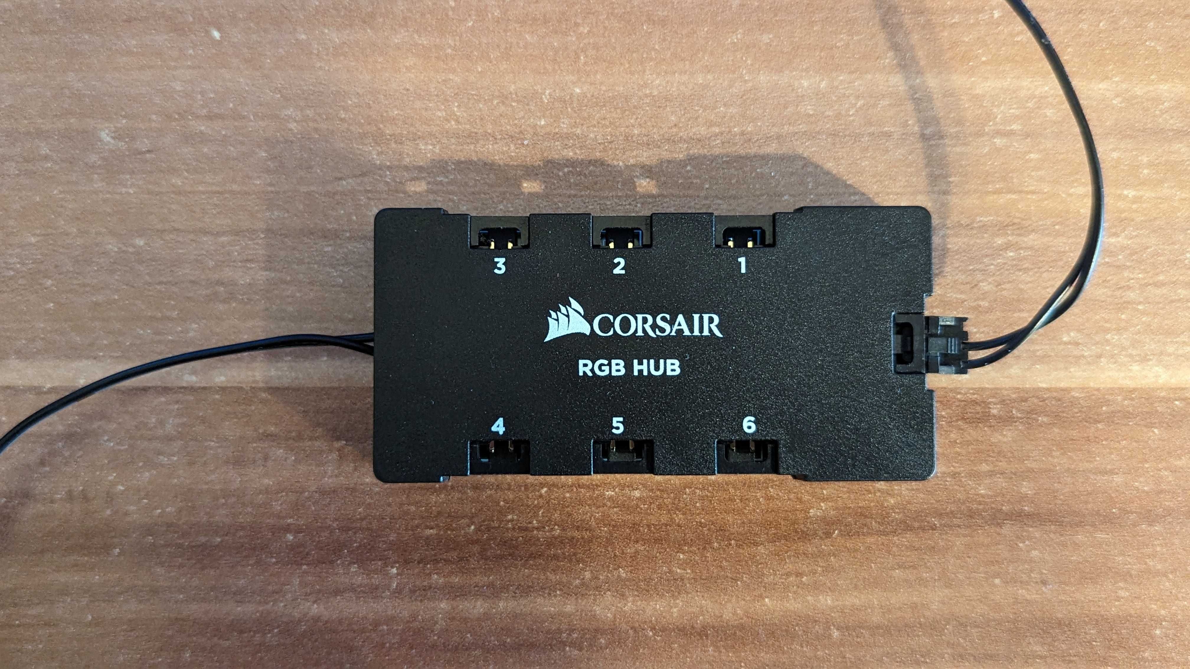 Kit Corsair, 3 ventilatoare ML120 PRO RGB, lighting node, rgb hub