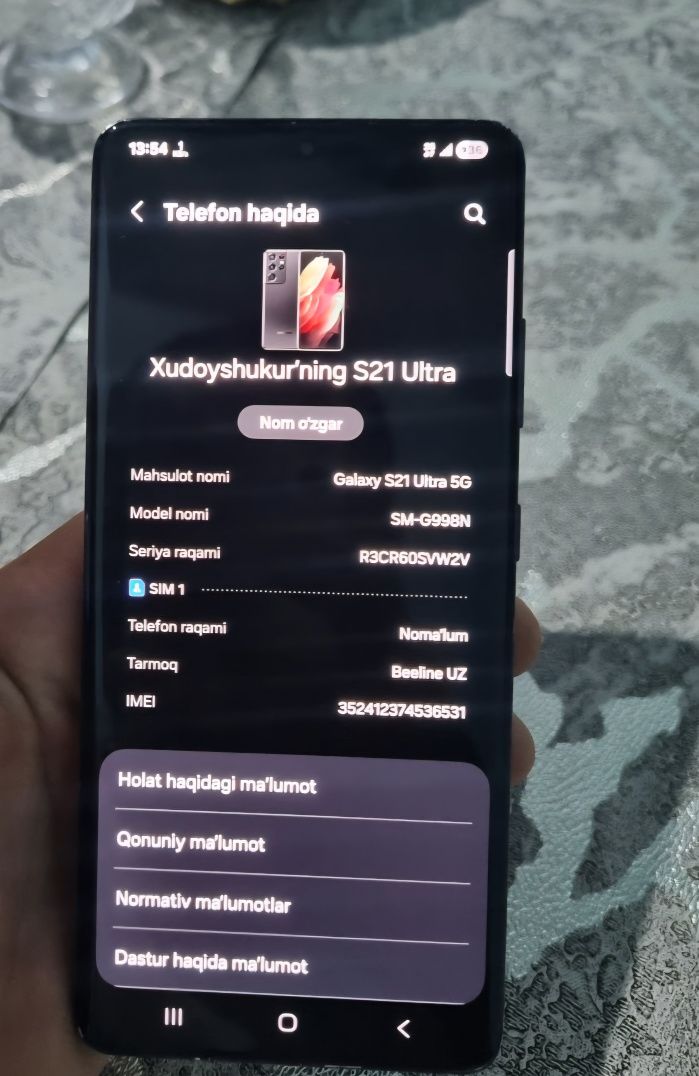 Samsung S21 ulta
