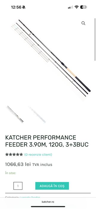 Lanseta Katcher performance 3.9m