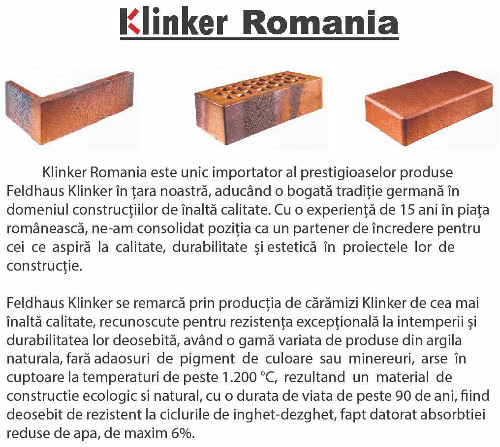 Caramida aparenta Klinker Romania