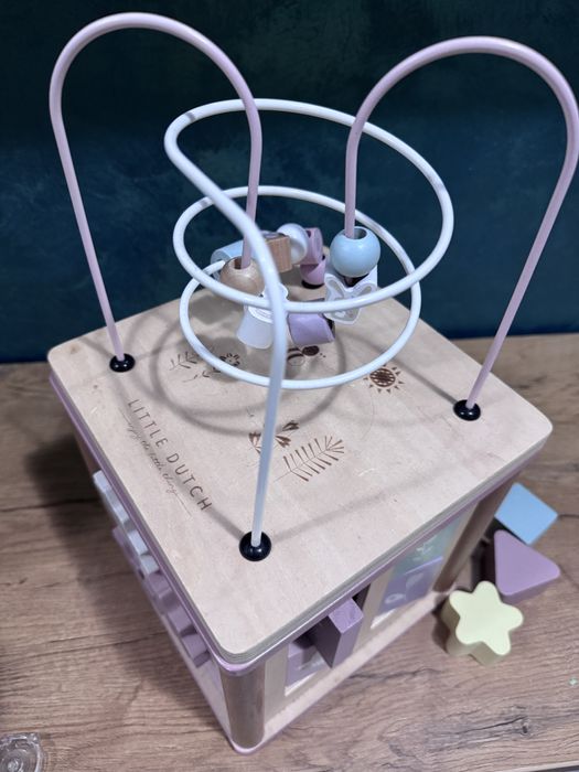 Cub activitati lemn - Little Dutch, colectia Flowers and Butterflies