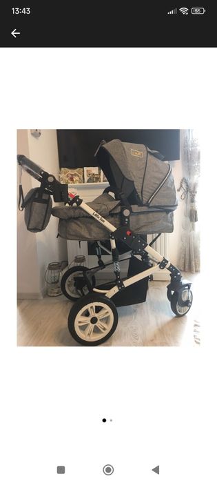 Vând cărucior 2 în 1 reversibil