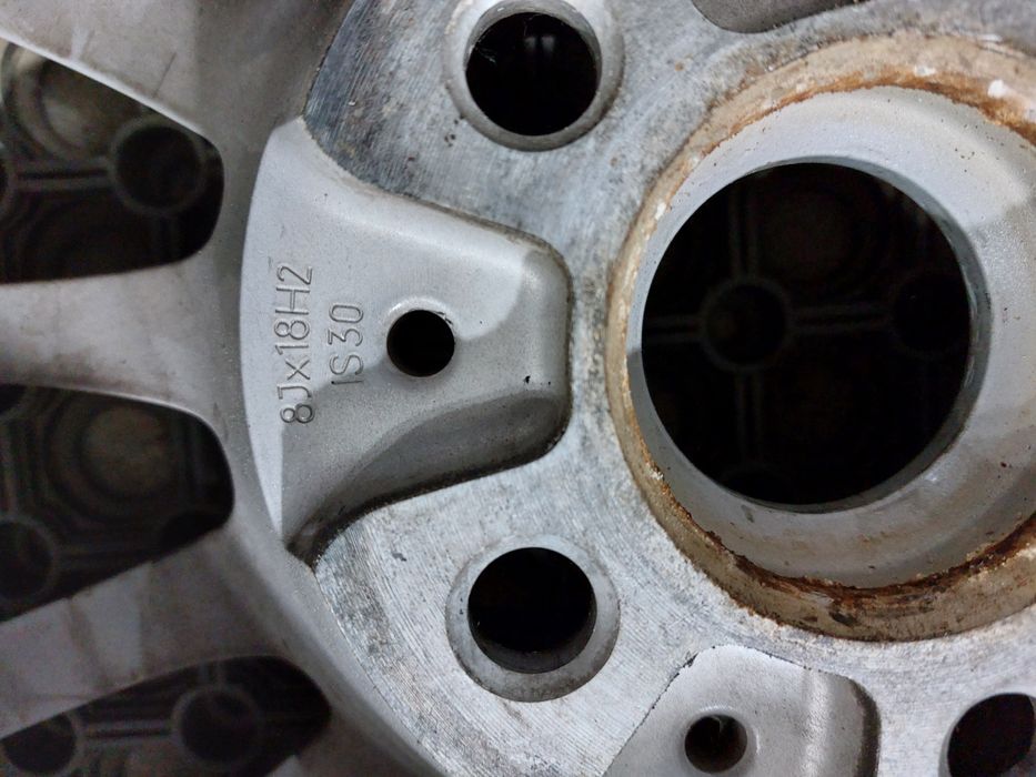 set jante 18 originale bmw 5 g30 g31 6 gt g32 style 619 negre