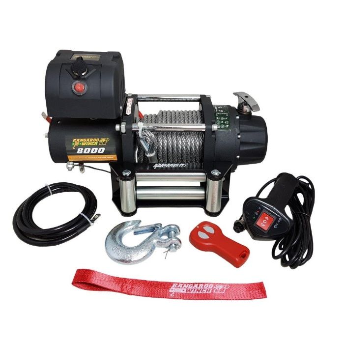 Лебедка KangarooWInch K8000 (PowerWInch) за джипове и пътна помощ