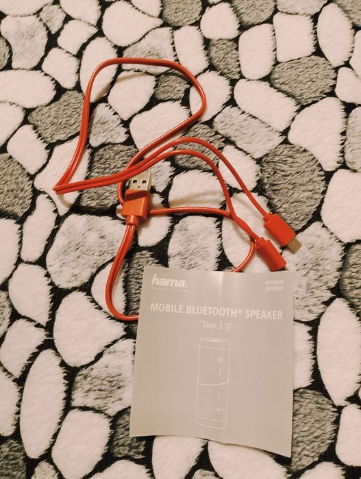 Bluetooth мобилна колонка от 2 части HAMA Twin 2.0, 2 x 10 W, Черен