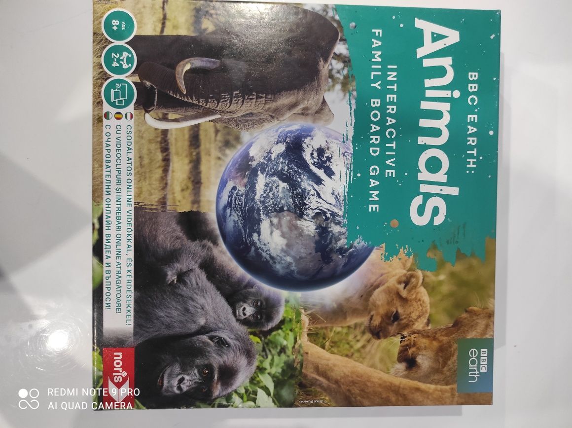 Noris BBC Earth Animals Настолна игра