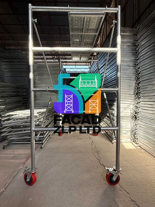 Леса строительные, комплект с настилом, балонами, завод Китай