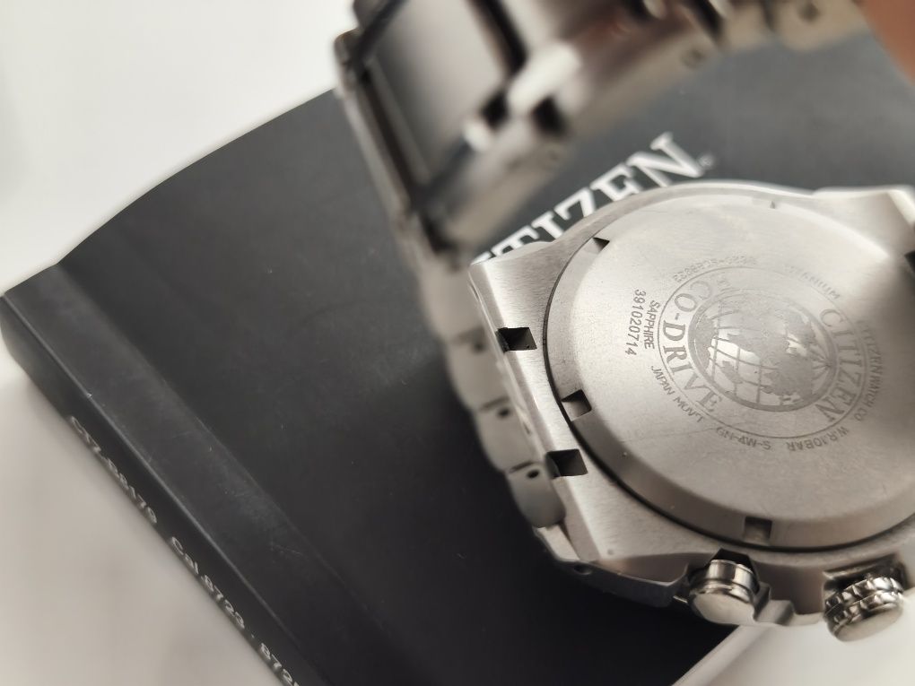 Citizen Solar Eco Drive Aviator Pilot Chronograph Titanium