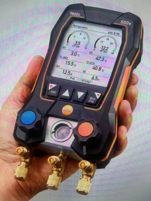 Baterie manometre testo 550s 05645502 clesti wireless geanta nou