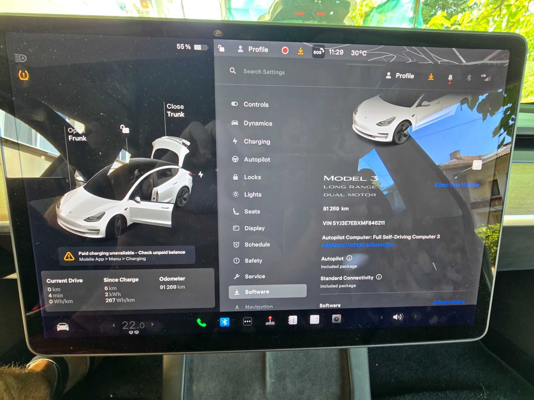 Tesla Model 3 Long Range Dual Motor 4x4 matrix LED термопомпа