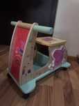 Scuter din lemn Peppa Pig