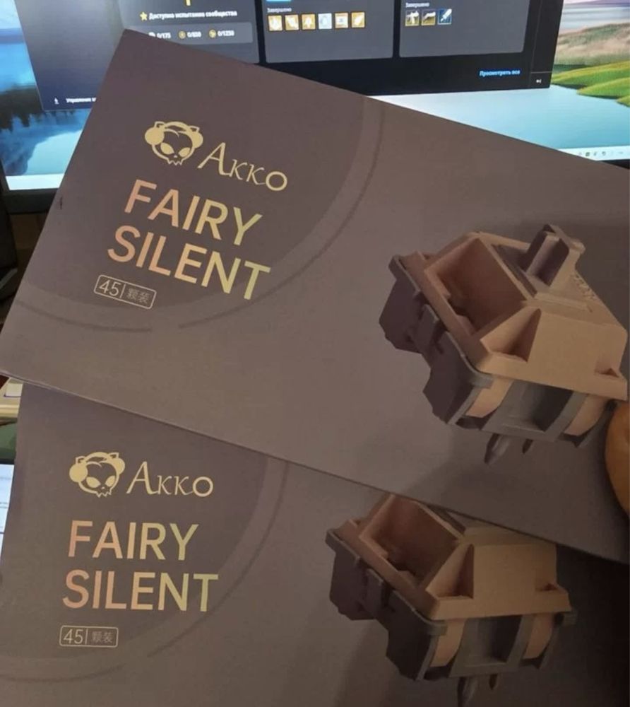 akko fairy v3 silent switches 90 ШТУК