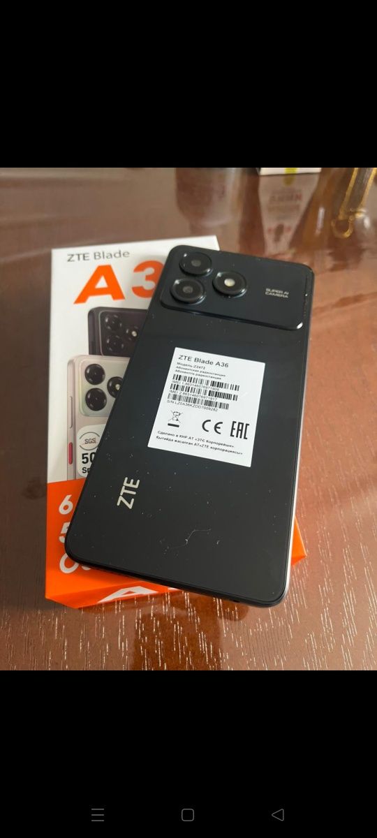 Смартфон ZTE A36