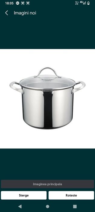 Oala inox myria 7.5 l cu capac noua
E noua pret 200 lei
Trimit i