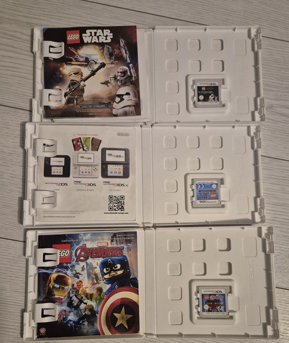 Lot 3 jocuri Nintendo 3DS colectia Lego