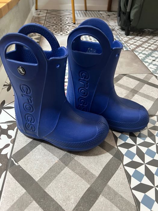 Cizme Crocs C12- culoarea albastră