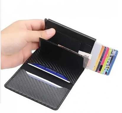 Мини портмоне с RFID защита тип визитник