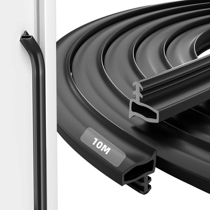 Garnitura de etansare usa, fereastra, geam, universala 12mm, 10metri