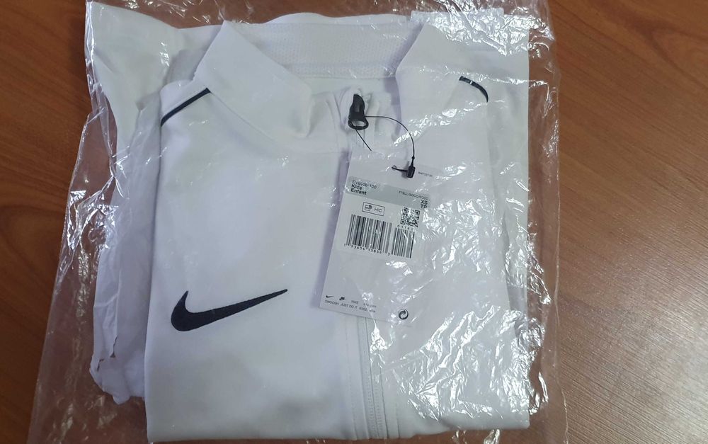Bluza Trening Copii Nike Dry Park 20 JKT Alba BV6906-100 XS 6-8 ani