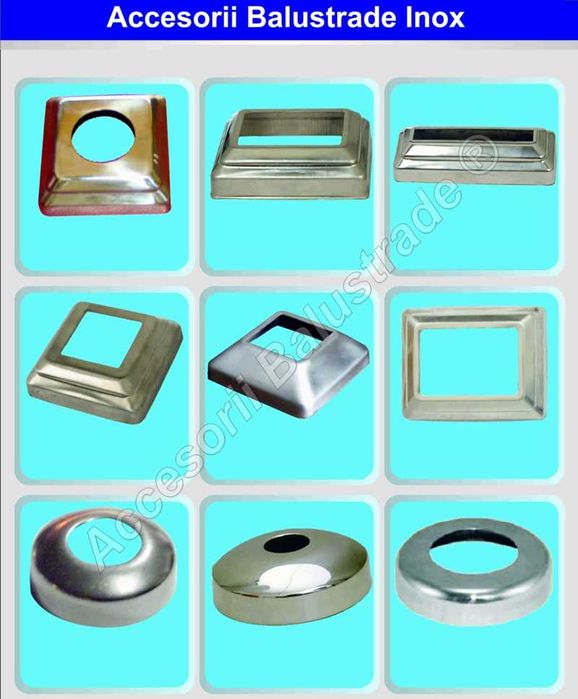 Balustrade inox, piese si accesorii