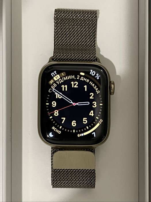 Apple Watch series 7 45 mm (нержавеющая сталь)