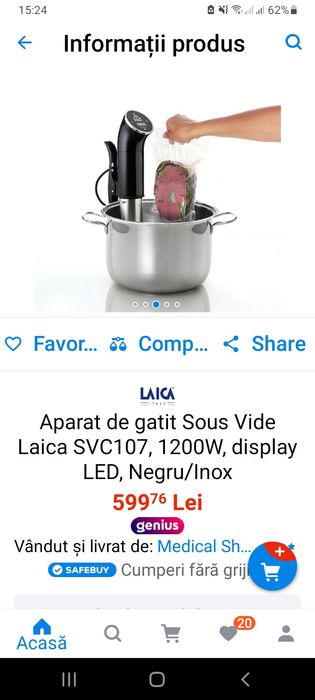 Kit de gătit Sous Vide,SVC107L+MY4468+TR10002